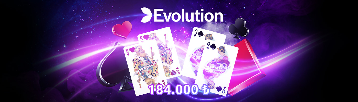 Blackjack’te Ödüllü İkililer evolution campaign desktop 184.000